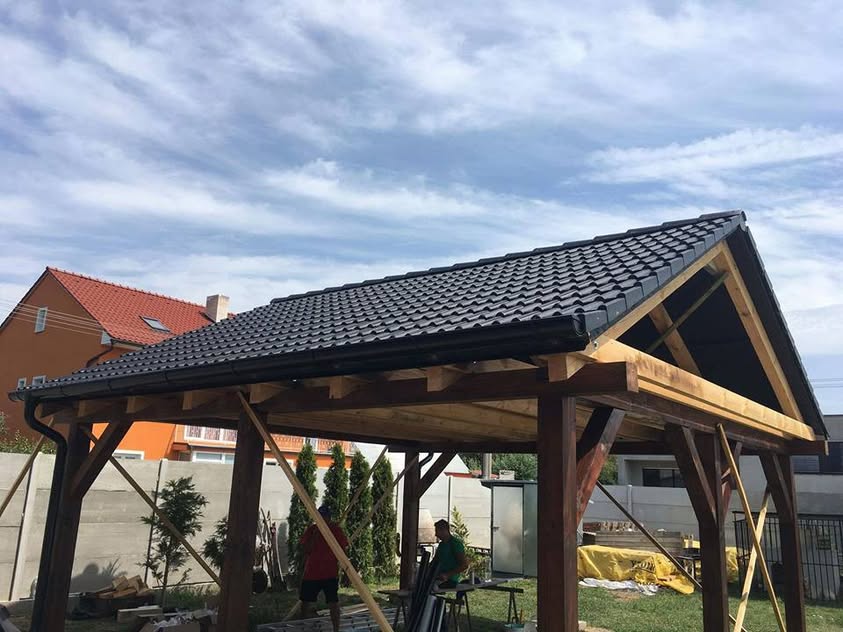 Altánok - Škridla Bramac Klasik Protector čierna - Šaštín-Stráže - foto 2