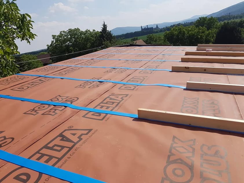 Krov + Plechová krytina BP2 Lambda 38 matná antracitová - Trstín - foto 2