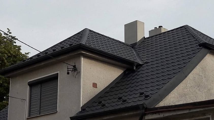 Plechová krytina - Blachotrapez Diament Eco antracit - Radošovce