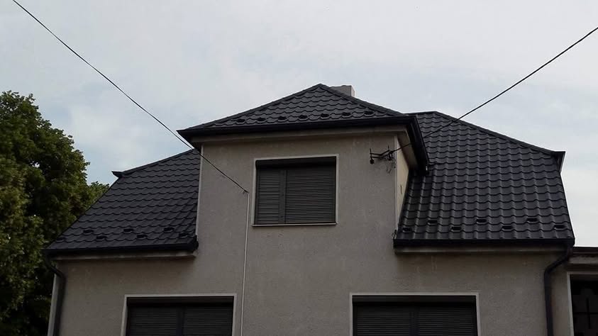 Plechová krytina - Blachotrapez Diament Eco antracit - Radošovce - foto 2