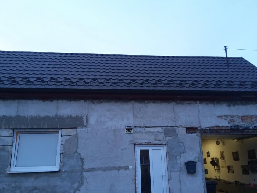 Plechová krytina Blachotrapez Germania tmavohnedá - Kopčany