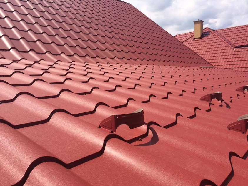 Plechová krytina - BP2 Afla Plus matná červená - Sološnica