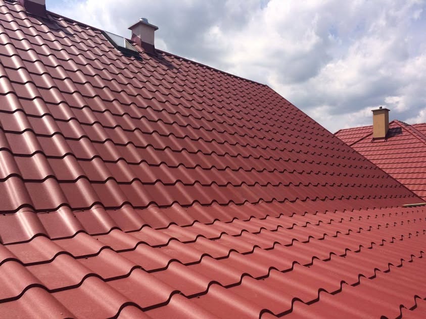 Plechová krytina - BP2 Afla Plus matná červená - Sološnica - foto 5