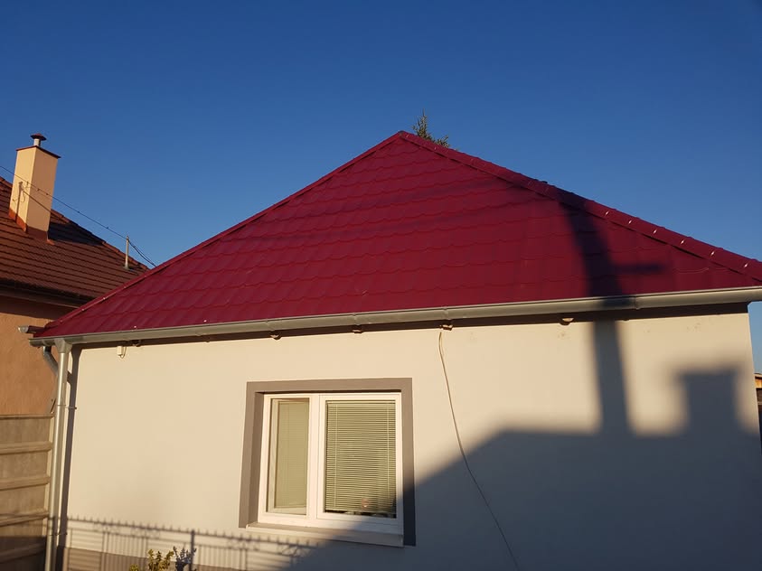 Plechová krytina - BP2 Afla Plus vínová - Košúty - foto 2