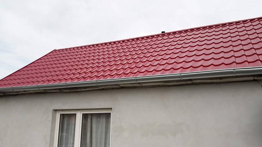 Plechová krytina - BP2 Alfa Plus červená - Čáry