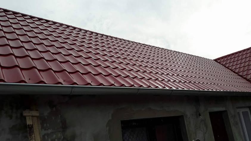 Plechová krytina - BP2 Alfa Plus červená - Čáry - foto 4