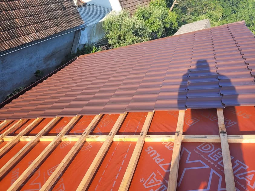 Plechová krytina BP2 Alfa Plus Herculit hnedá - Rybky - foto 2