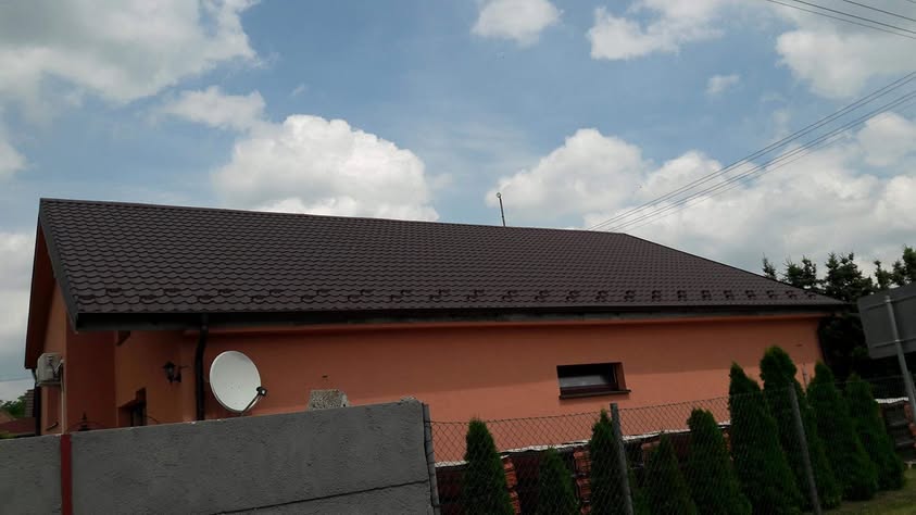 Plechová krytina - BP2 Alfa Plus matná hnedá - Brodské - foto 3