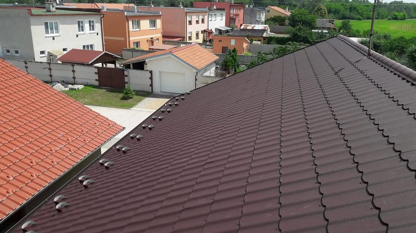 Plechová krytina - BP2 Alfa Plus matná hnedá - Brodské - foto 4