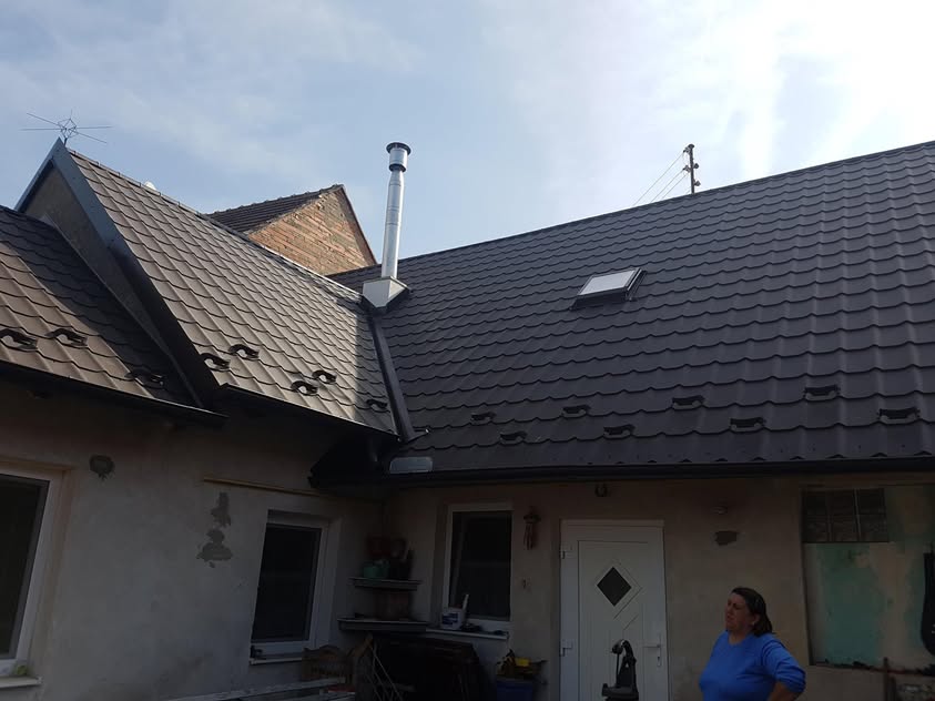 Plechová krytina - BP2 Alfa Plus matná hnedá - Kopčany