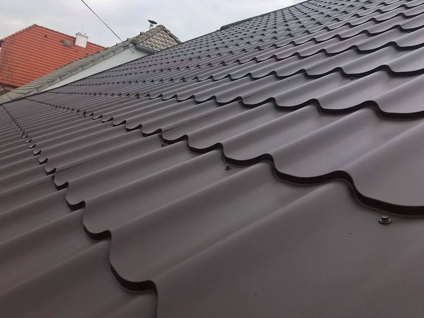 Plechová krytina - BP2 Alfa Plus matná hnedá - Letničie - foto 3