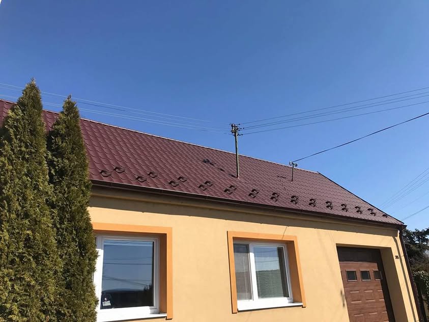 Plechová krytina - BP2 Alfa Plus matná hnedá - Radošovce - foto 2