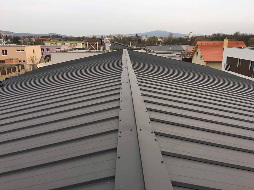 Plechová krytina - Metrotile mKlip antracitová - Stupava - foto 2