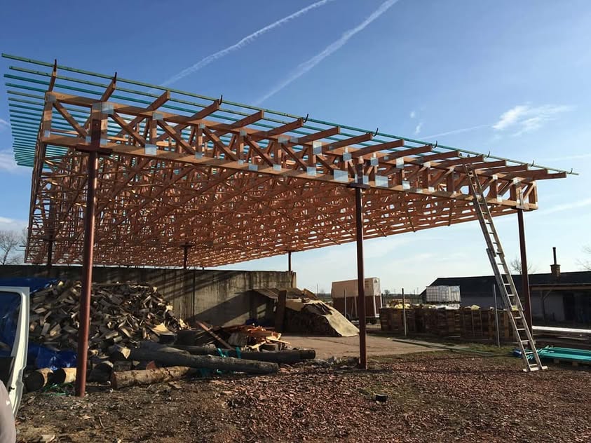 Plechová krytina - Trapézový plech T18 červená - Kopčany - foto 4