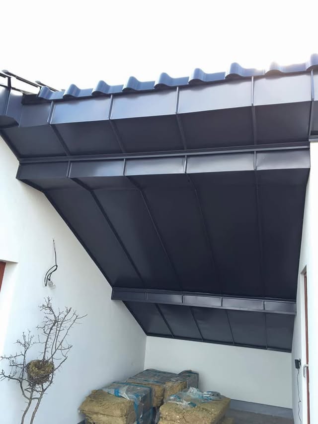 Plechové podhľady čierne - foto 2