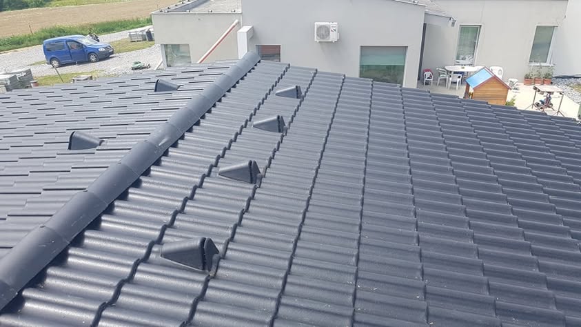 Škridla Bramac Max 7 ebenovo čierna - Mokrý Háj - foto 3