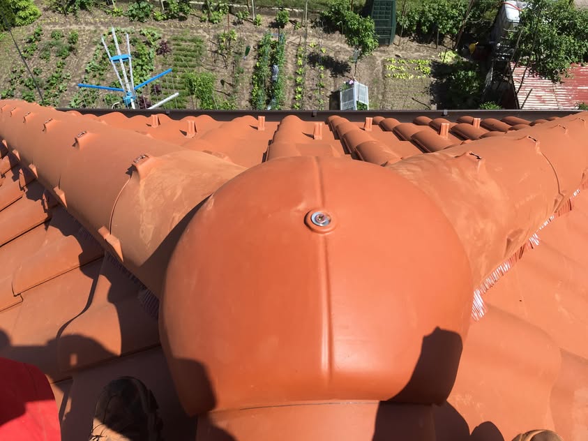 Škridla Creaton Balance červená engoba - Gbely - foto 4