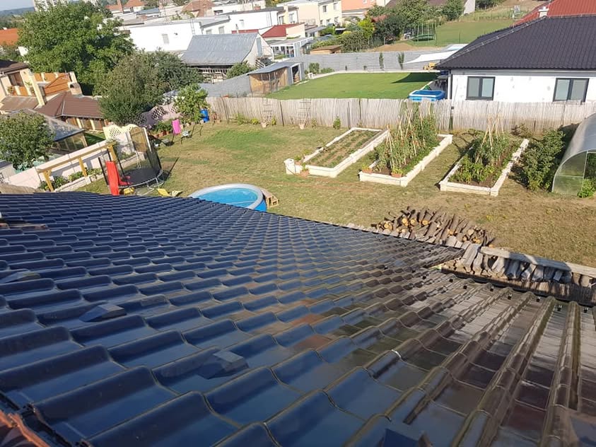 Škridla Creaton Balance čierna glazúra - Holíč - foto 3