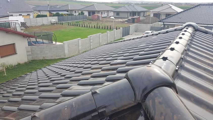 Škridla Creaton Balance čierna glazúra - Vrádište - foto 4