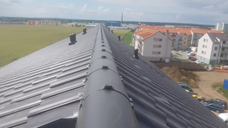 Škridla Creaton Balance čierna matná engoba - Skalica
