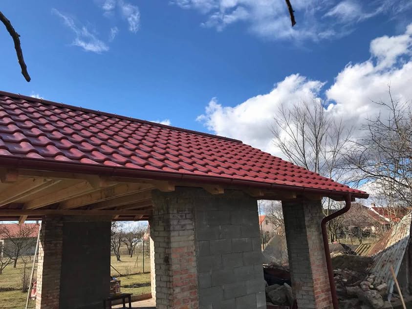 Škridla Creaton Balance vínovočervená engoba - Kuklov