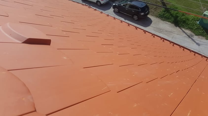 Škridla Creaton Bobrovka 182 prírodná červená - Petrova Ves - foto 6