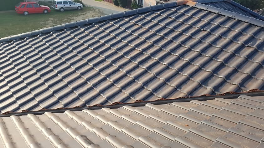 Škridla Creaton Magnum bridlicovočierna engoba - Smolinské - foto 5