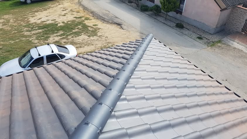 Škridla Creaton Magnum bridlicovočierna engoba - Smolinské - foto 6