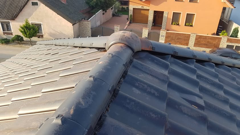 Škridla Creaton Magnum bridlicovočierna engoba - Smolinské - foto 8