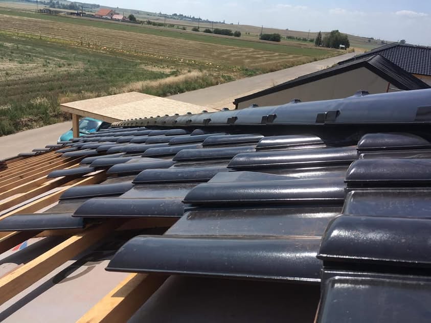 Škridla Creaton Magnum čierna glazúra - Vrádište