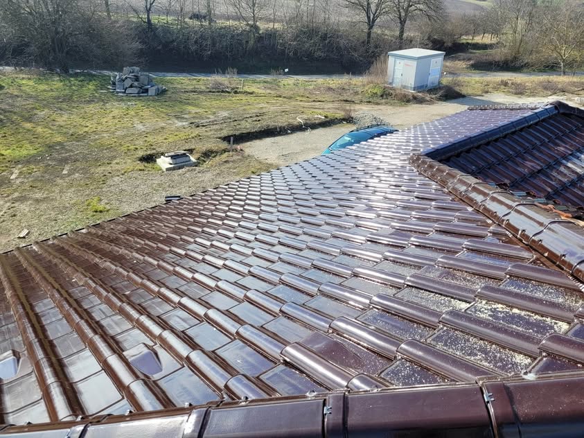 Škridla Creaton Titania Noblesse hnedá glazúra - Petrova Ves - foto 14