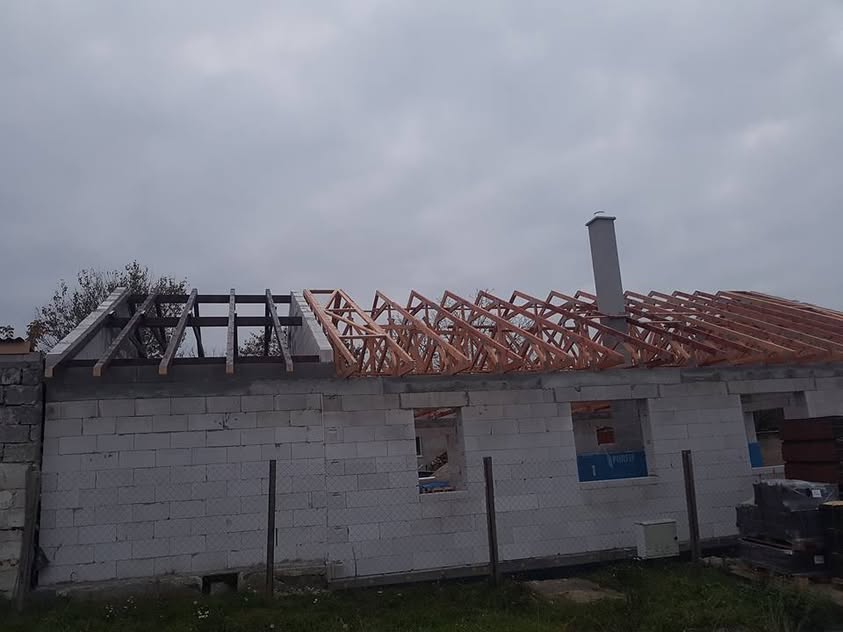 Väzníkový krov - Unín - foto 2